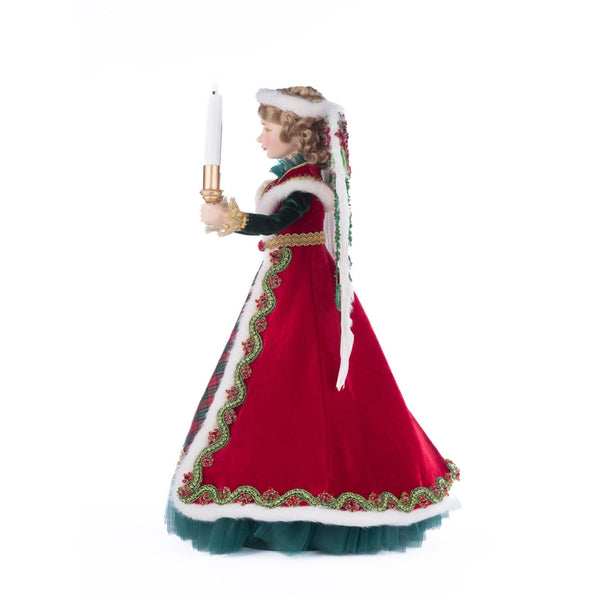 Load image into Gallery viewer, Katherine's Collection Penelope Poinsettia Angel Tree Topper