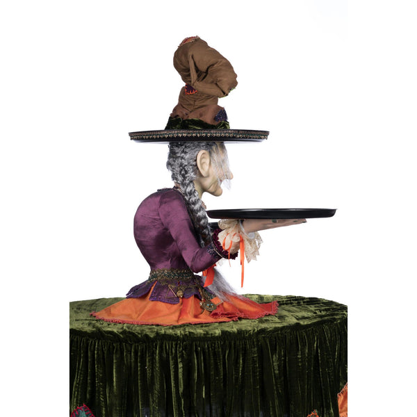 Load image into Gallery viewer, Katherine's Collection Gertrude Grimoir Witch Cupcake Server
