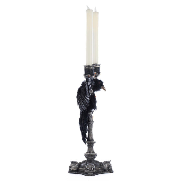 Load image into Gallery viewer, Katherine's Collection Macabre Crow Candelabra