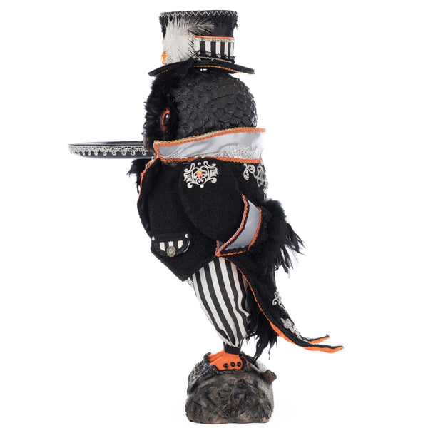 Load image into Gallery viewer, Katherine's Collection Oscar Macabre Owl Server