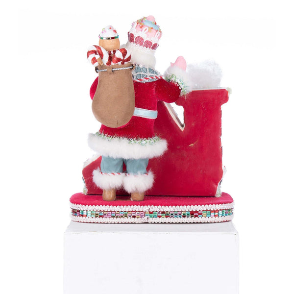 Load image into Gallery viewer, Katherine's Collection Sweet Delights Santa Stocking Holder
