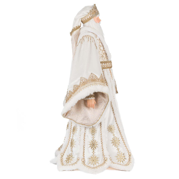 Load image into Gallery viewer, Katherine's Collection Golden Leaf Santa Doll