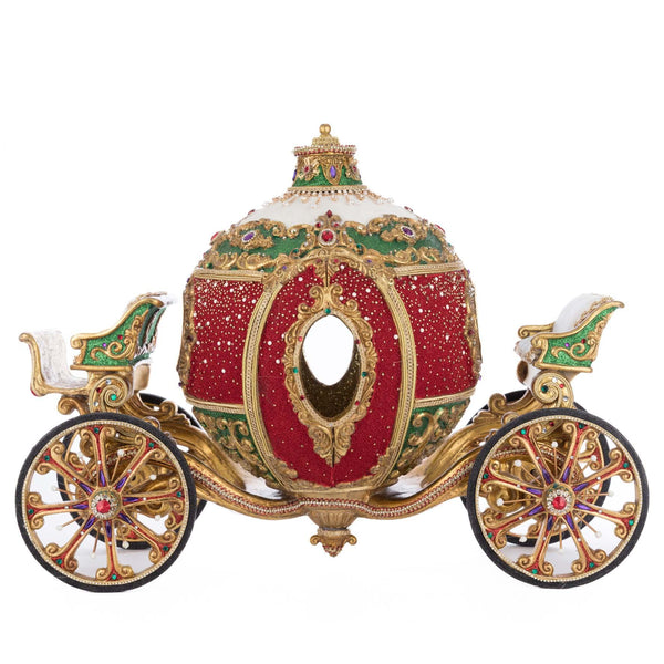 Load image into Gallery viewer, Katherine's Collection Christmas Ball Ornament Carriage