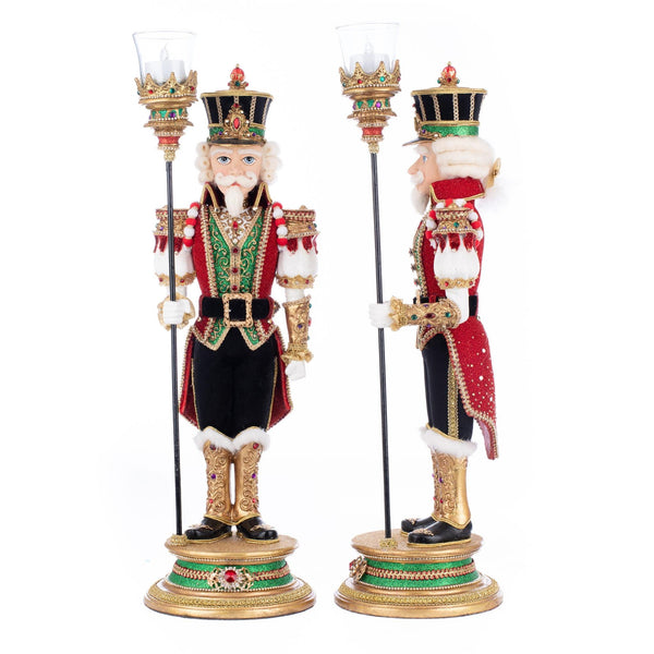 Load image into Gallery viewer, Katherine's Collection Christmas Ball Nutcracker Votive Assortment of 2