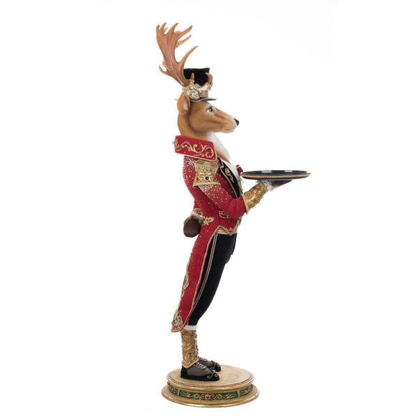 Load image into Gallery viewer, Katherine's Collection Christmas Ball Reindeer Butler 48-Inch