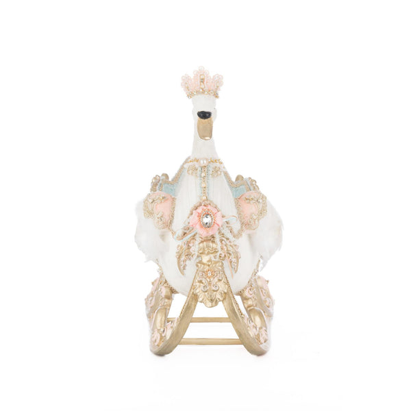 Load image into Gallery viewer, Katherine's Collection Joyeux Noel Swan Sleigh