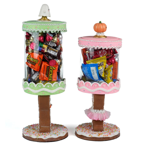 Load image into Gallery viewer, Katherine's Collection Gingerdead Jack and Jill Candy Canisters Set of 2