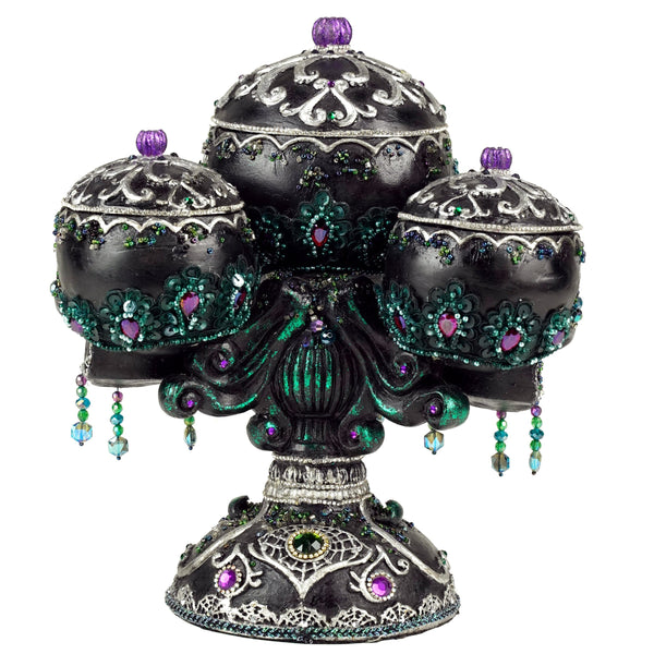 Load image into Gallery viewer, Katherine's Collection Tri-Skull Candy Bowls