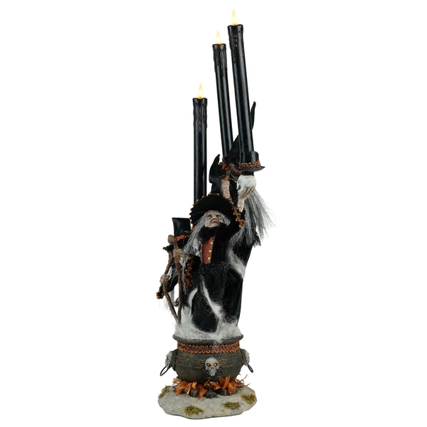 Load image into Gallery viewer, Katherine's Collection Witchy Witches Candelabra