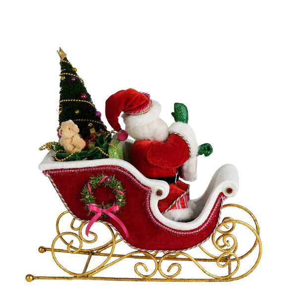 Load image into Gallery viewer, Katherine's Collection Papa Noel with Sleigh Tabletop