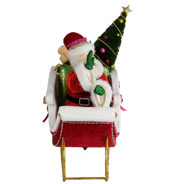 Load image into Gallery viewer, Katherine's Collection Papa Noel with Sleigh Tabletop