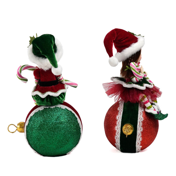 Load image into Gallery viewer, Katherine's Collection Merry Elves on Ornament Assortment of 2