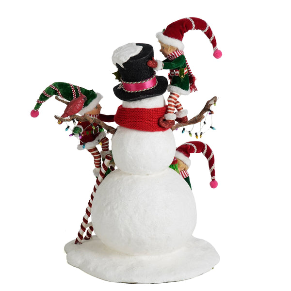 Load image into Gallery viewer, Katherine's Collection Merry Snowman With Elves