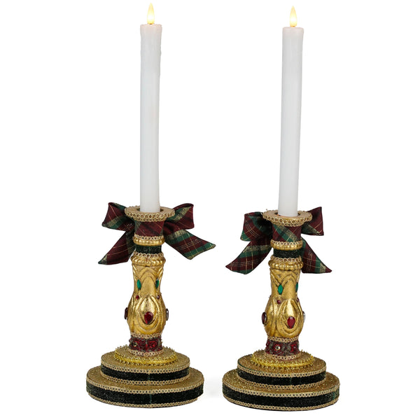 Load image into Gallery viewer, Katherine's Collection Timeless Candlesticks Set of 2