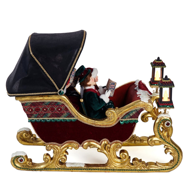 Load image into Gallery viewer, Katherine's Collection Timeless Carolers in Sleigh