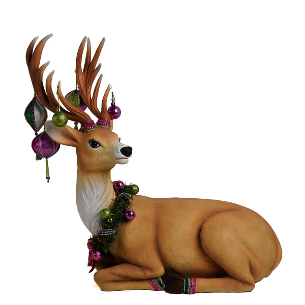 Load image into Gallery viewer, Katherine's Collection Large Sitting Deer (20in x 24in)