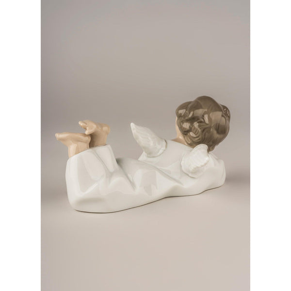 Load image into Gallery viewer, Lladro Angel Laying Down Figurine