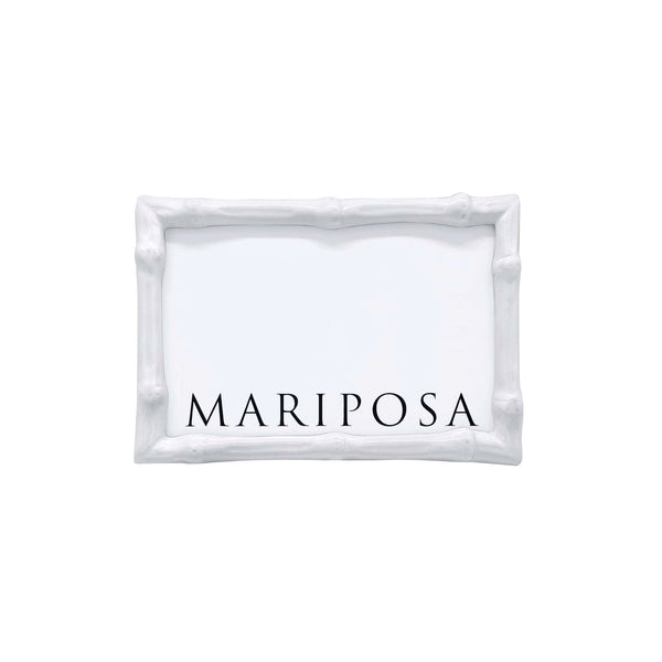 Load image into Gallery viewer, Mariposa Bamboo White 4x6 Frame
