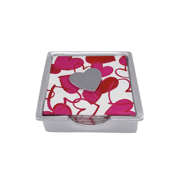 Load image into Gallery viewer, Mariposa Classic Heart (3341) Signature Napkin Box Set