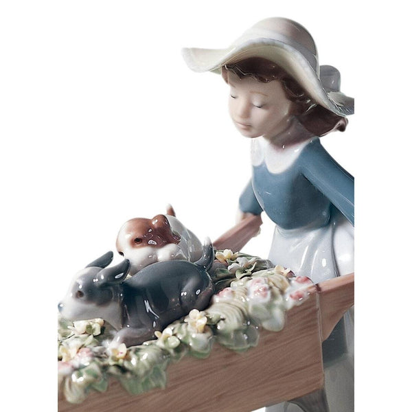 Load image into Gallery viewer, Lladro A Barrow of Fun Girl Figurine