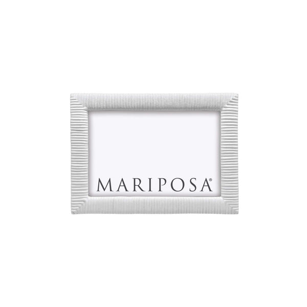 Load image into Gallery viewer, Mariposa Woven White 4x6 Frame