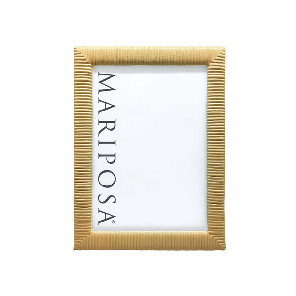 Load image into Gallery viewer, Mariposa Woven Yellow 5x7 Frame