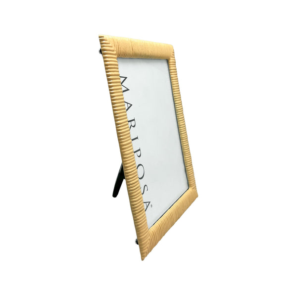 Load image into Gallery viewer, Mariposa Woven Yellow 5x7 Frame