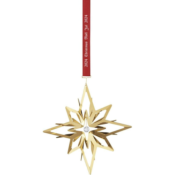 Load image into Gallery viewer, Georg Jensen 2024 Christmas Mobile - Radiant Star Ornament - Gold Plated