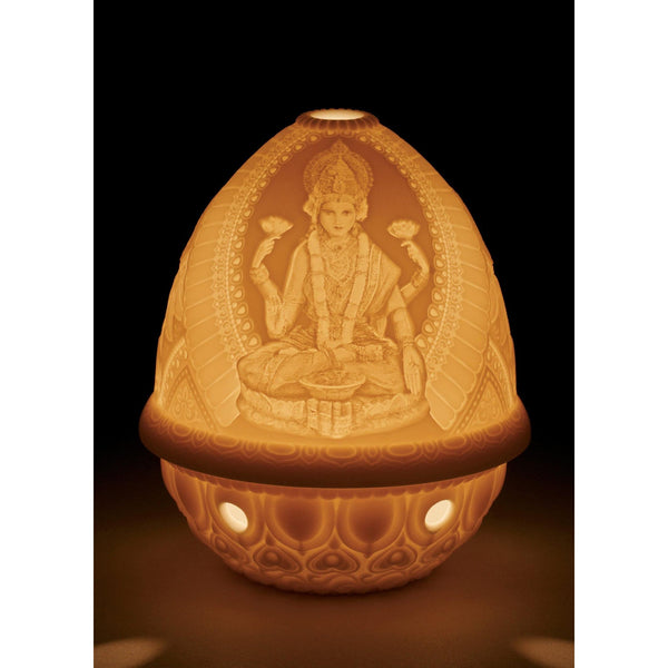 Load image into Gallery viewer, Lladro Goddess Lakshmi Lithophane - Votive