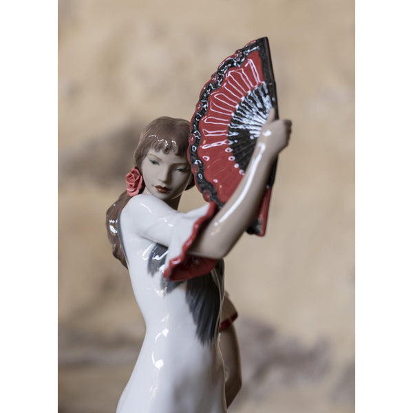 Load image into Gallery viewer, Lladro Passion and Soul Flamenco Woman Figurine - 60th Anniversary - Red