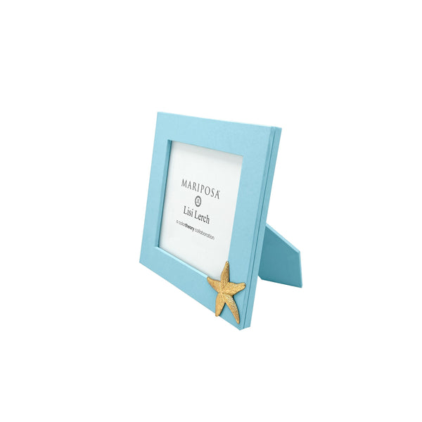 Load image into Gallery viewer, Mariposa Starfish Sky Blue 4x4 Frame