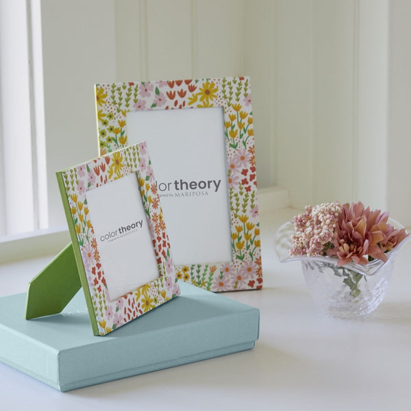 Load image into Gallery viewer, Mariposa Double Sided Botanical and Meadow 5x7 Frame