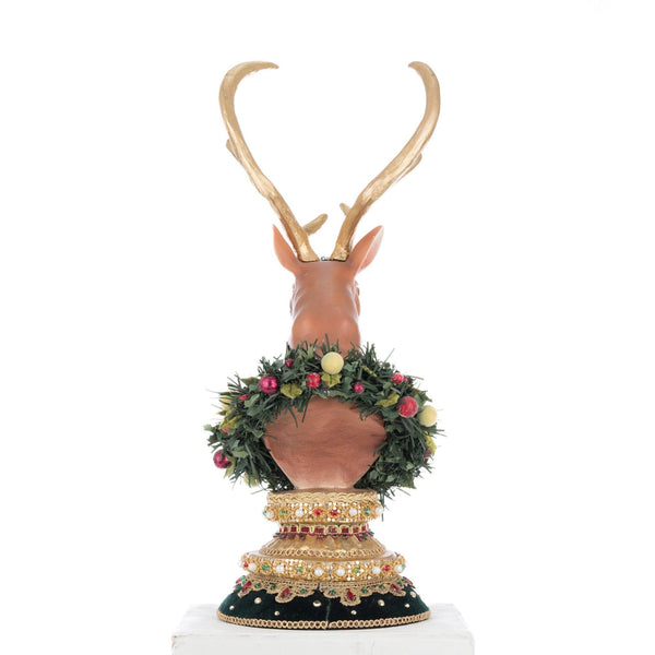 Load image into Gallery viewer, Katherine's Collection Winter Balsam and Berry Deer Stocking Holder