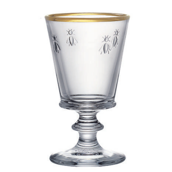Load image into Gallery viewer, La Rochere Bee Wine Glasses Ltd Ed Gold Rim - Set of 4