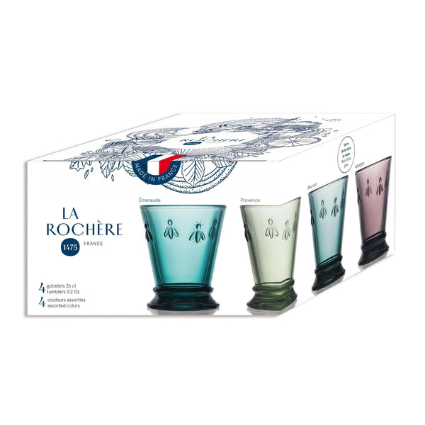 Load image into Gallery viewer, La Rochere Bee Tumblers - Assorted Colors Set of 4