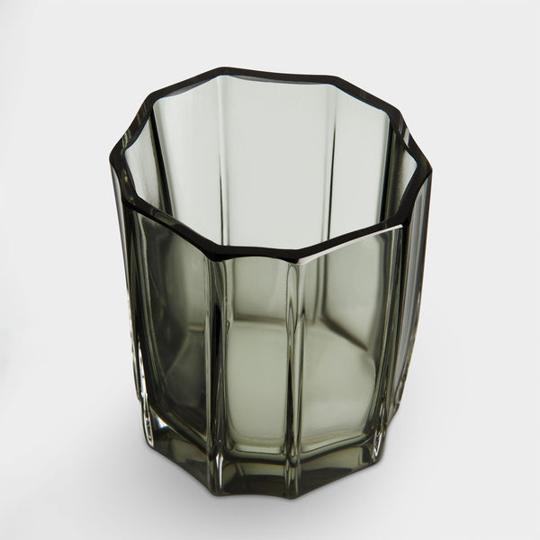 Load image into Gallery viewer, Orrefors Reed Votive Moss Green Medium