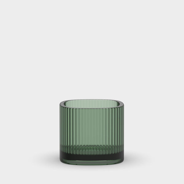 Load image into Gallery viewer, Orrefors Magica Votive Super Circle Green Medium
