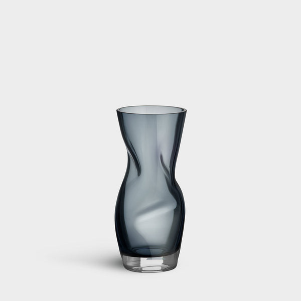 Load image into Gallery viewer, Orrefors Squeeze Blue/Gray Vase Small