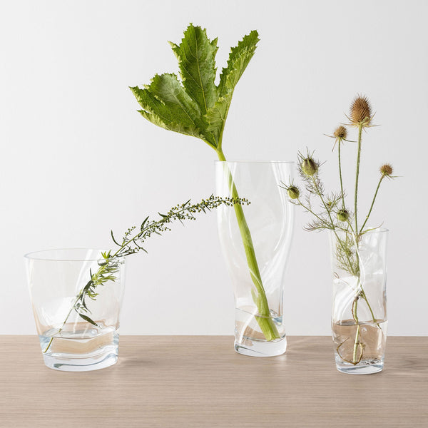 Load image into Gallery viewer, Orrefors Squeeze Clear Vase Tall