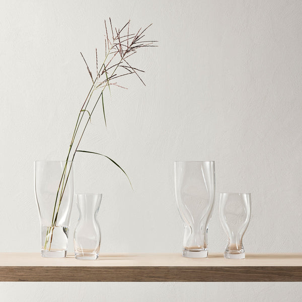 Load image into Gallery viewer, Orrefors Squeeze Clear Vase Tall