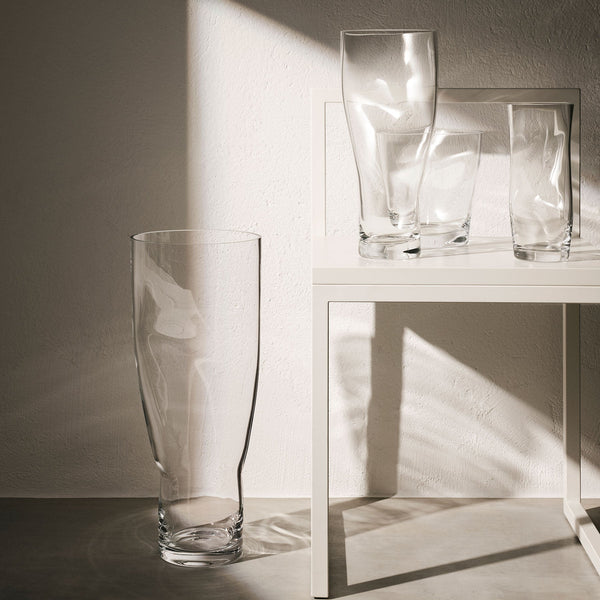 Load image into Gallery viewer, Orrefors Squeeze Clear Vase Tall