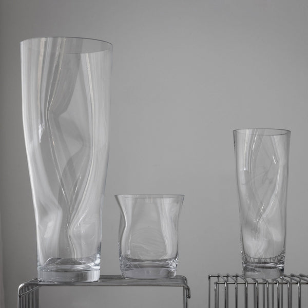 Load image into Gallery viewer, Orrefors Squeeze Clear Tulip Vase