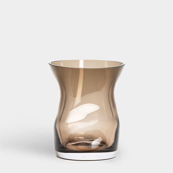 Load image into Gallery viewer, Orrefors Squeeze Smokey Brown Tulip Vase