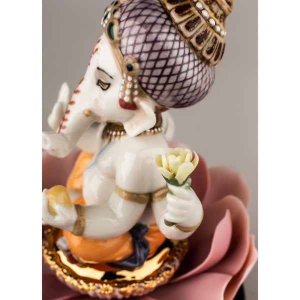 Load image into Gallery viewer, Lladro Padmasana Ganesha Figurine
