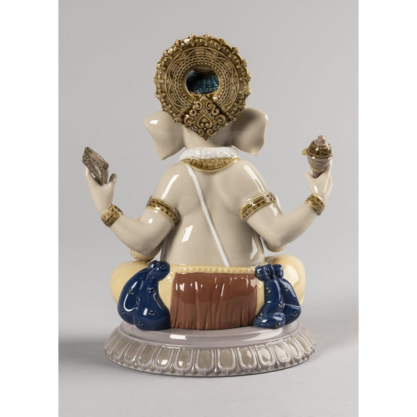 Load image into Gallery viewer, Lladro Lord Ganesha Figurine