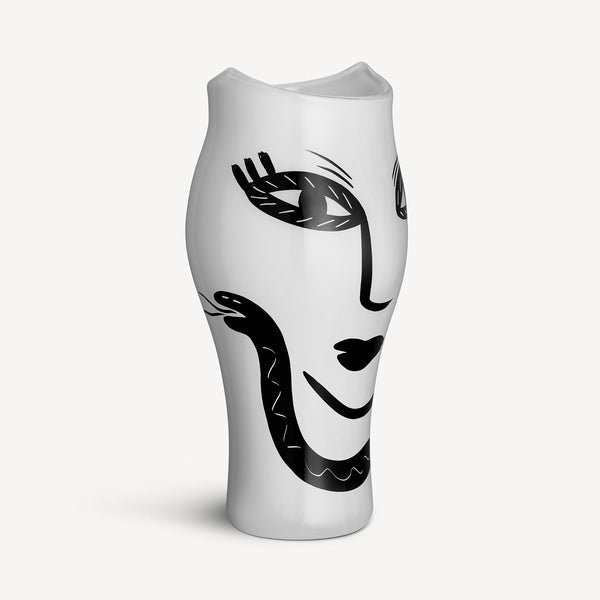 Load image into Gallery viewer, Kosta Boda Open Minds Vase White Large