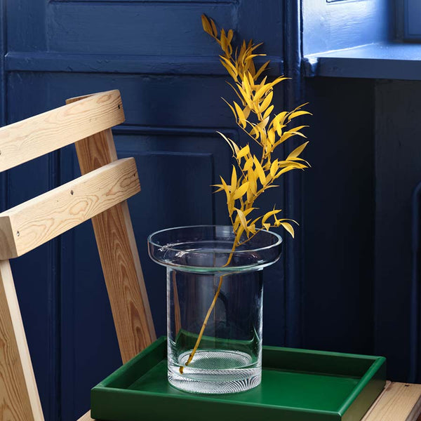 Load image into Gallery viewer, Kosta Boda Limelight Vase Clear Low