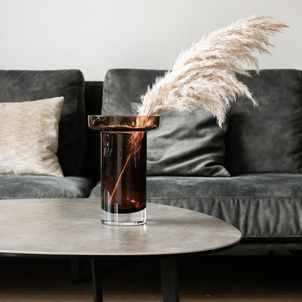 Load image into Gallery viewer, Kosta Boda Limelight Vase Burgundy Tall