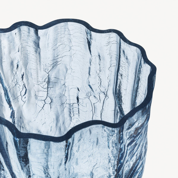 Load image into Gallery viewer, Kosta Boda Crackle Circular Vase Tall