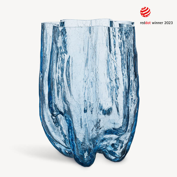 Load image into Gallery viewer, Kosta Boda Crackle Circular Vase XL